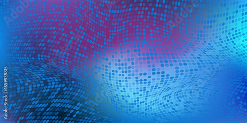 Abstract Wave Background Design, moving dots, flowing particles, for brochures, flyers, magazines, business cards and banners. Vector