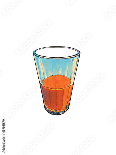 Tea Glass Illustration PNG art or Graphic 