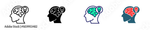 Thought Leadership  Icon Set Multiple Style Collection
