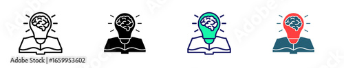 Wisdom  Icon Set Multiple Style Collection
