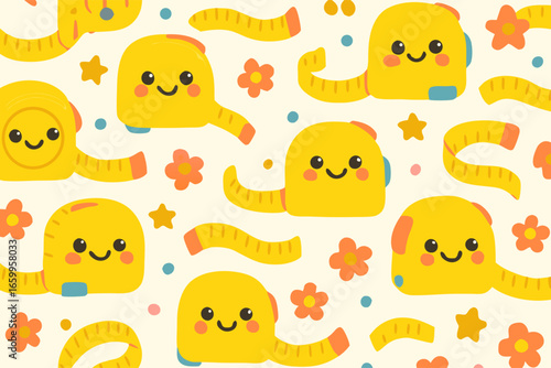 Creative Action, Cute Measuring Tapes, Playful Design, Graphic Art, Fun, Whimsical