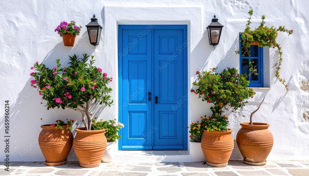 Naklejka premium entrance to the house