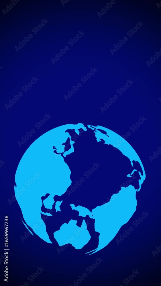 Digital earth hologram rotating blue animation - Global network connection concepts. Social future scientific digital communication technology background. Digital earth hologram rotating blue animation - Global network connection concepts. Social future scientific digital communication technology background.