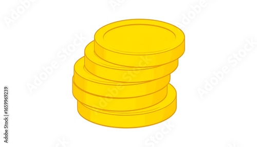 Stack of gold coins