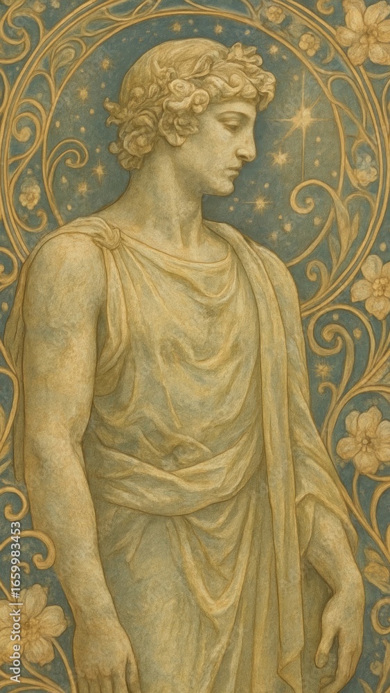 Obraz premium Elegant classical art wallpaper