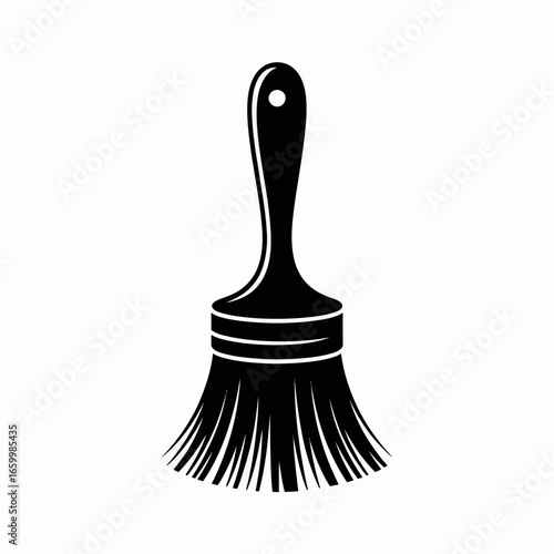Brush Icon for Cleaning or Painting Projects