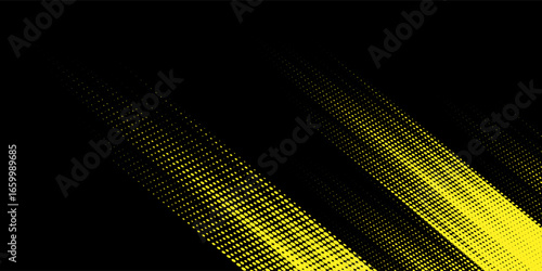yellow black brush wrap car sticker pattern abstract banner sporty lines black yellow color combination grunge brush modern pattern racing motorsport vector design.