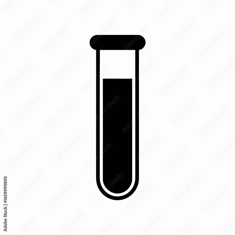 Test Tube Icon for Laboratory Use Test Tube Icon for Laboratory Use