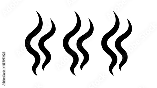 Abstract Swirls And Lines curves flowing