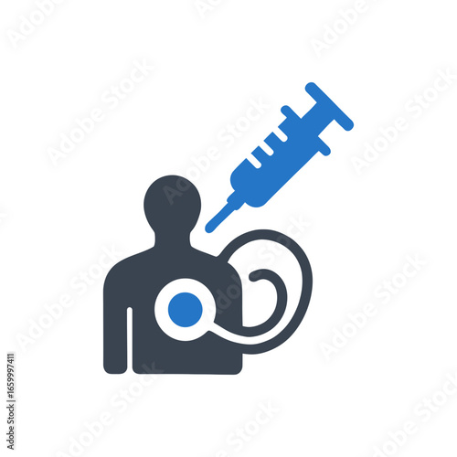 Biopsy Needle Injection Icon