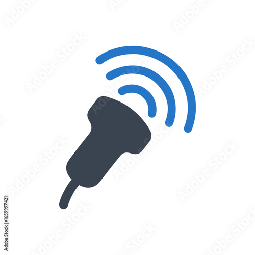 Medical Ultrasound Probe Icon
