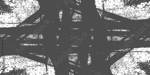 Random lines vector American ink brush strokes black hand drawn stripes, Rough grunge thick paint line texture. Vector sketch lines.