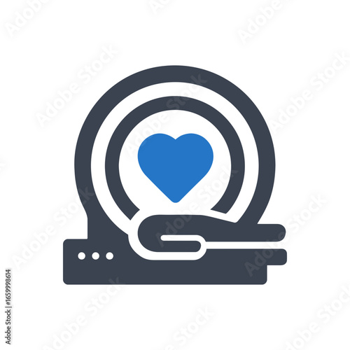 Heart MRI Scan Icon