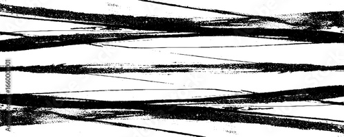 Random lines vector American ink brush strokes black hand drawn stripes, Rough grunge thick paint line texture. Vector sketch lines.
