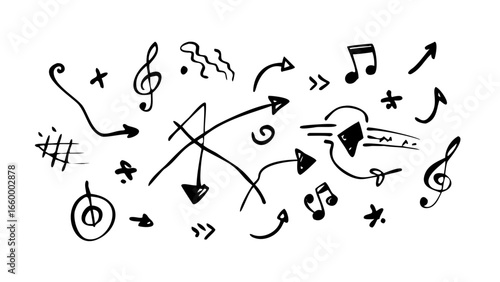 Hand drawn expressive illustration vector illustration