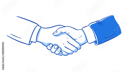 Handshake agreement business partnership deal