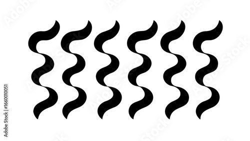 Swirling Black Smoke Wisps abstract