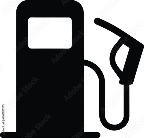 Fuel pistol icon simple vector vehicle oil car automotive