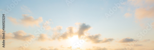 Papier peint Colorful morning sky and clouds backdrop,Sunset sky for background or sunrise sky and cloud at morning