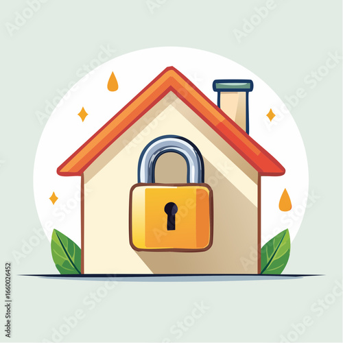 Secure Home Illustration