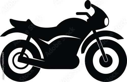 silhouette of a motorcycle