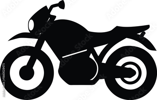 silhouette of a motorcycle