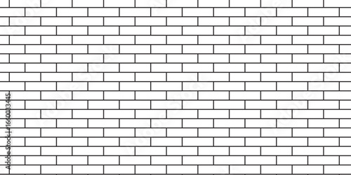 white brick wall texture and solid bricks seamless pattern background.	