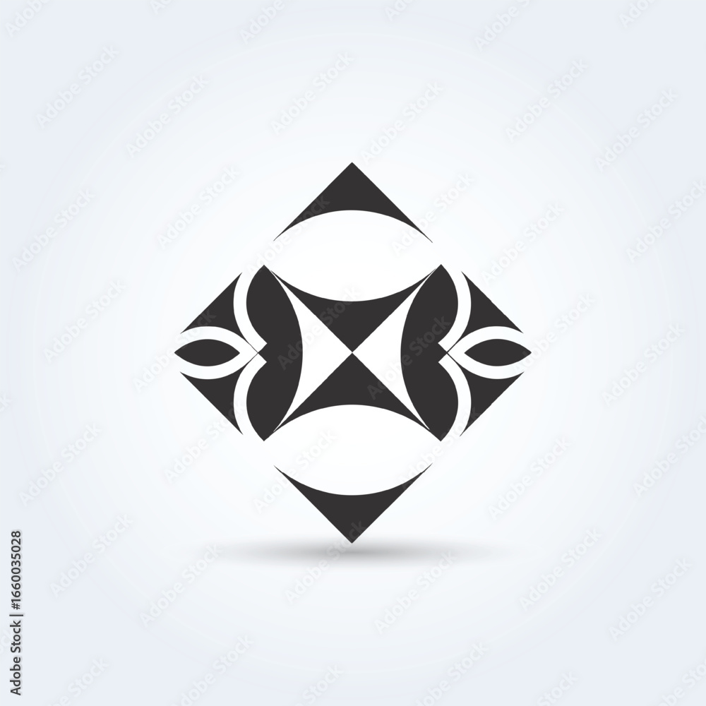 Fototapeta premium Minimal abstract logo template