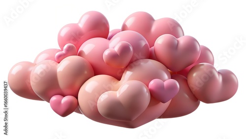 pink rose petals isolated claud 