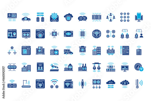 Internet of Things Line Icons