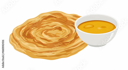 Delicious Paratha with Ghee A Culinary Delight for Breakfast or Dinner