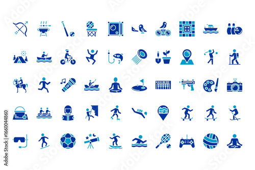 Recreations Line Icons