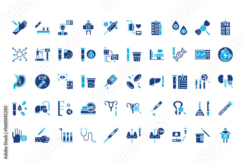 Medical Tests Line Icons