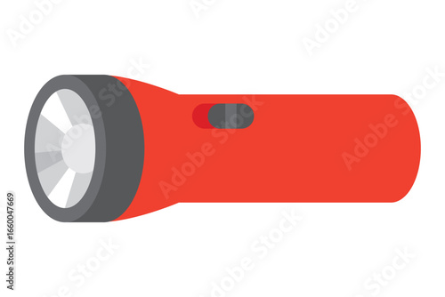 懐中電灯　防災　イラスト