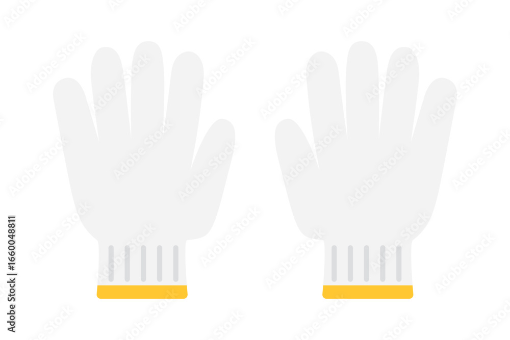 Obraz premium 軍手 イラスト