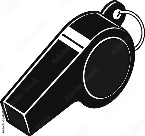 Whistle vector silhouette
