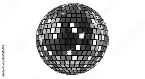 Disco ball isolated 