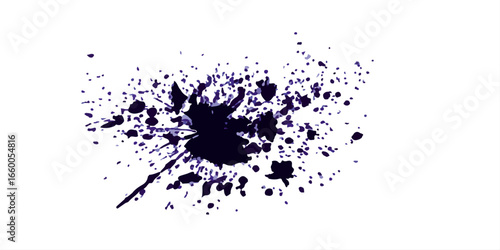 ink blots and splats. detailed ink splats Hyperrealistic Highly Detailed Isolated On Transparent Background	
