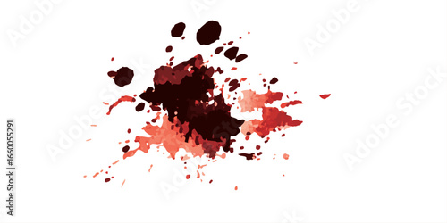 ink blots and splats. detailed ink splats Hyperrealistic Highly Detailed Isolated On Transparent Background	