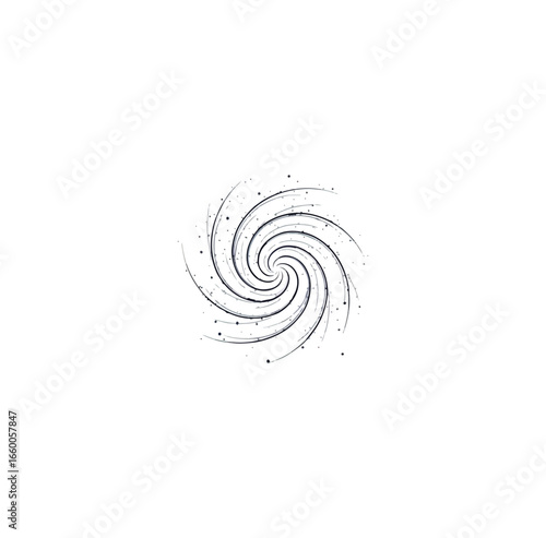 Abstract spiral design