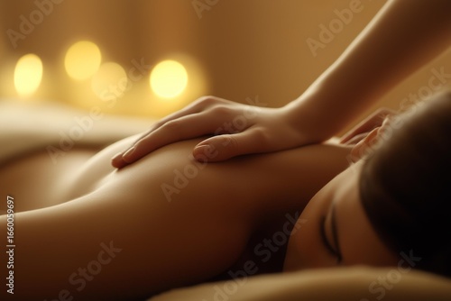 Wallpaper Mural A relaxing massage experience in a serene environment, promoting wellness and tranquility for the mind and body. Torontodigital.ca