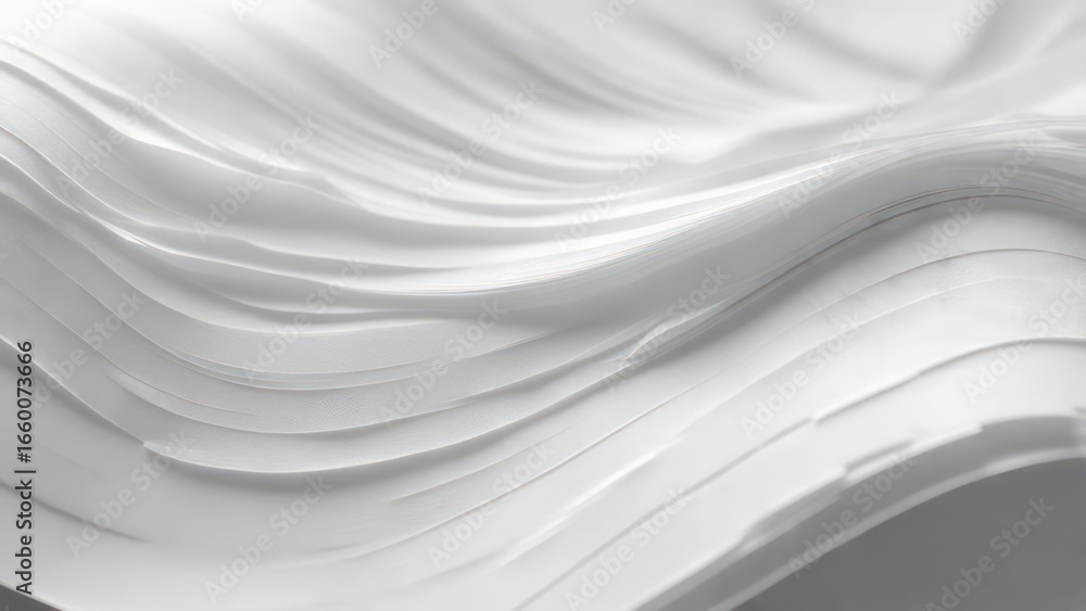 Obraz premium Abstract white folds