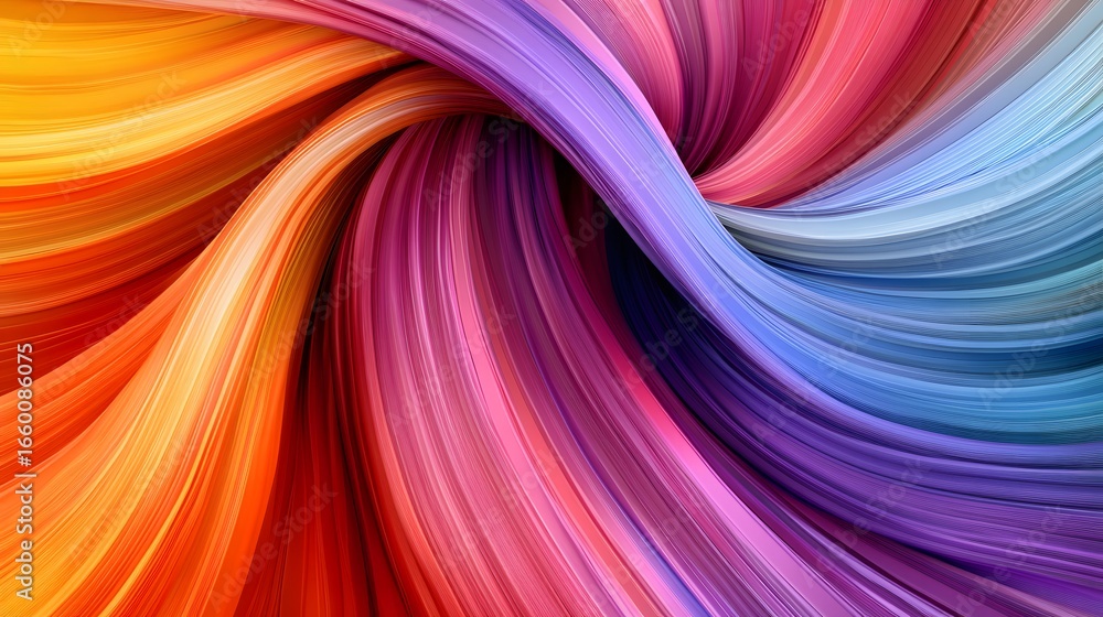 Fototapeta premium Vibrant Abstract Swirl Background: Colorful Design Element