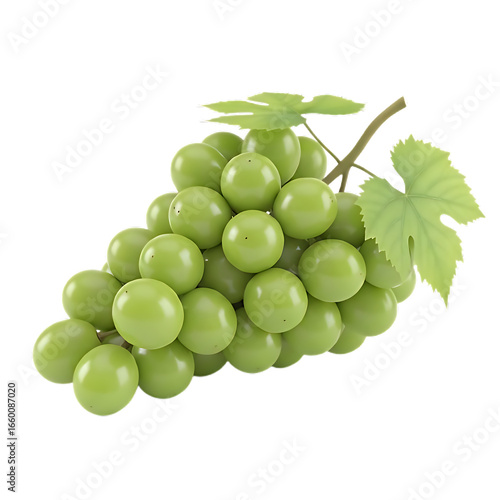 Green Grape Bunch