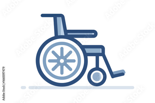 Accessibility wheelchair illustration