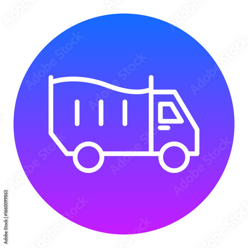 Dump Truck Vector Icons