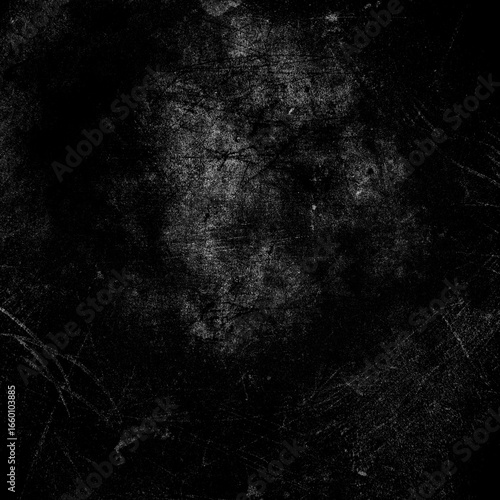 Black grunge scratched background, distressed scary horror texture