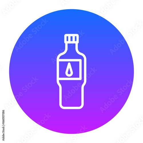 Water Bottle Vector Icons
