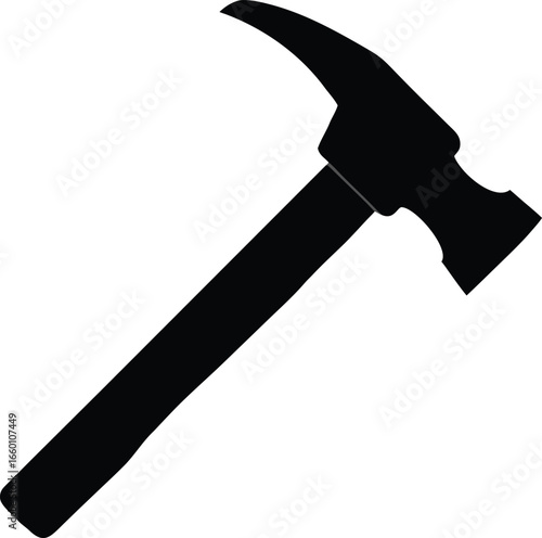Hammer silhouette Vector
