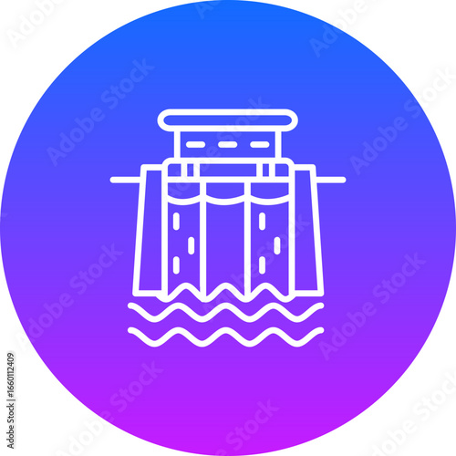 Dam Vector Icons